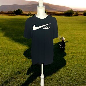 Nike Black Golf Short Sleeve T-Shirt – Adult Size M